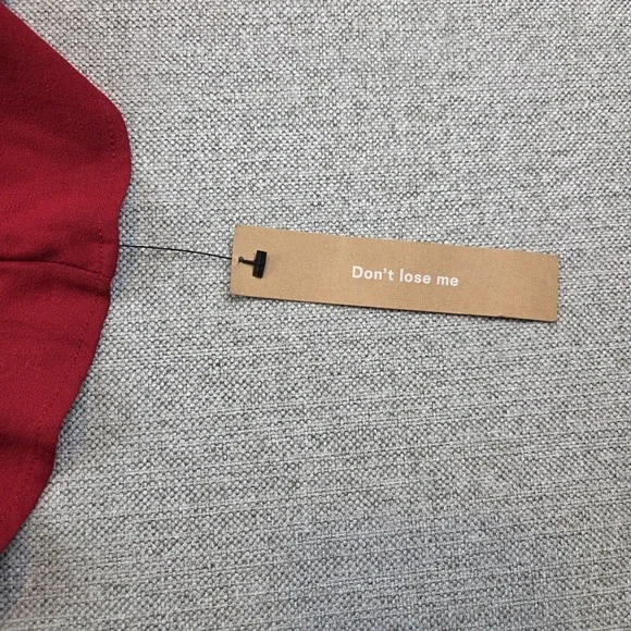 Reformation Lawrence Crimson High Slit One Shoulder Midi Dress Size 8 Sexy NEW - Picture 9 of 13